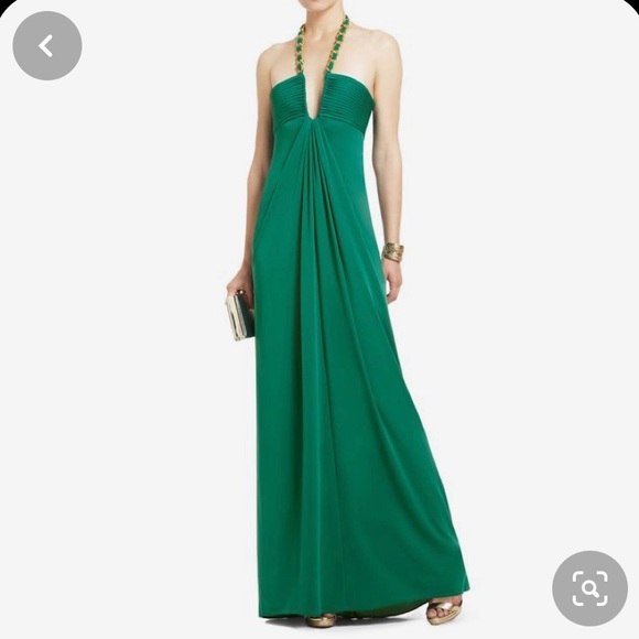 BCBG Full Length Halter Dress - Picture 1 of 4